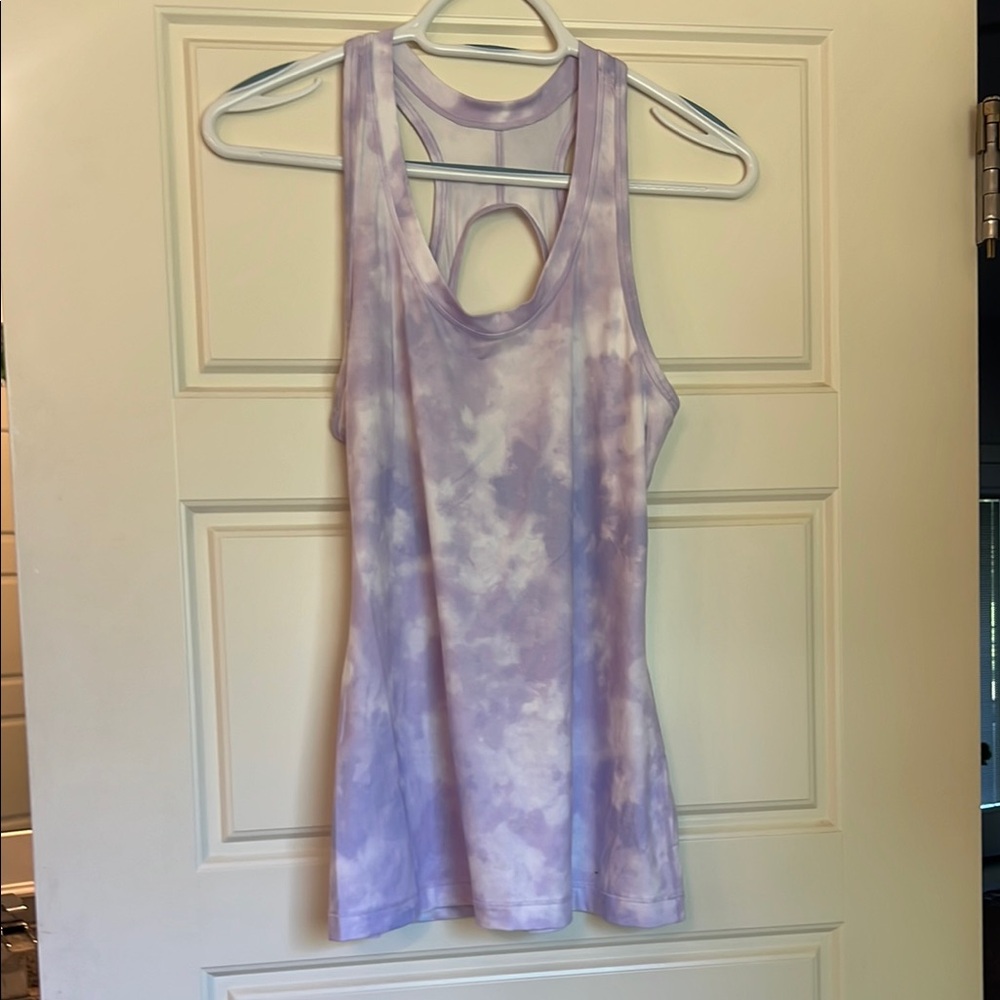Athleta- Lavender Tie-Dye Women's Tank Top